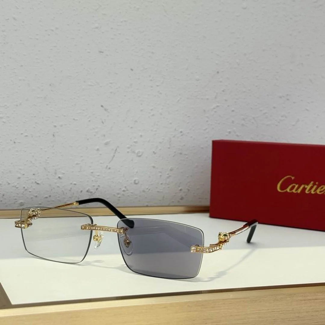 Cartier SMS468 Slim-Rim Gradient Sunglasses, source view 1, SMS468