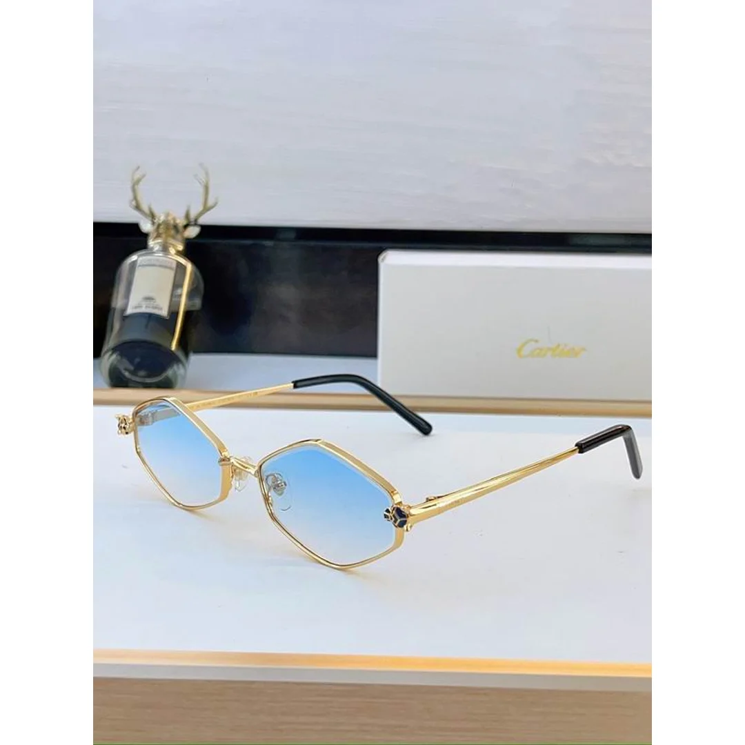 Cartier SMS470 Round-Lens Sunglasses, product-only source view 4, SMS470