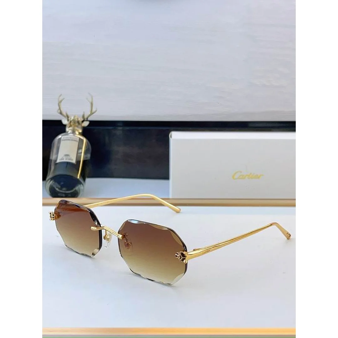 Cartier SMS471 Soft-Square Gradient Sunglasses, product-only source view 3, SMS471
