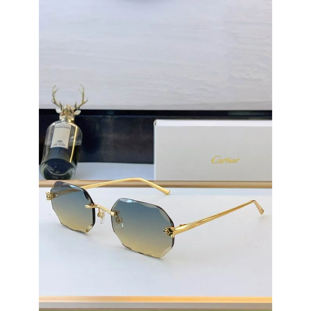 Cartier SMS471 Soft-Square Gradient Sunglasses, product-only source view 4, SMS471