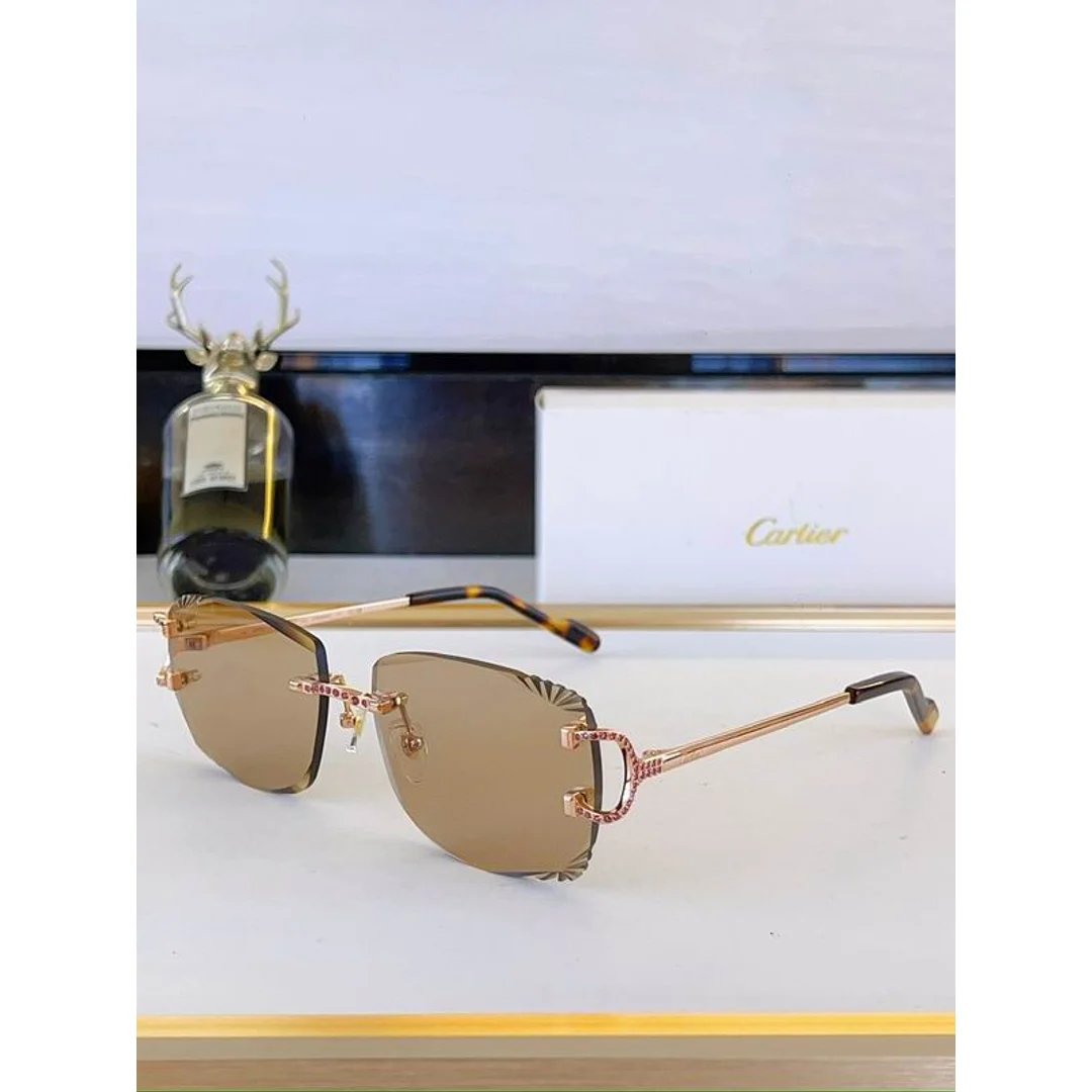 Cartier SMS472 Gradient Navigator Sunglasses, product-only source view 3, SMS472