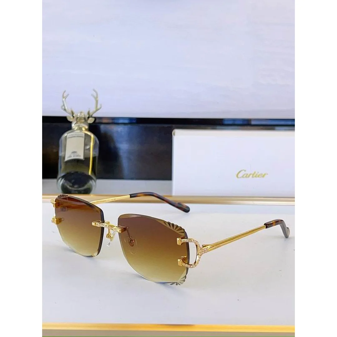 Cartier SMS472 Gradient Navigator Sunglasses, product-only source view 5, SMS472