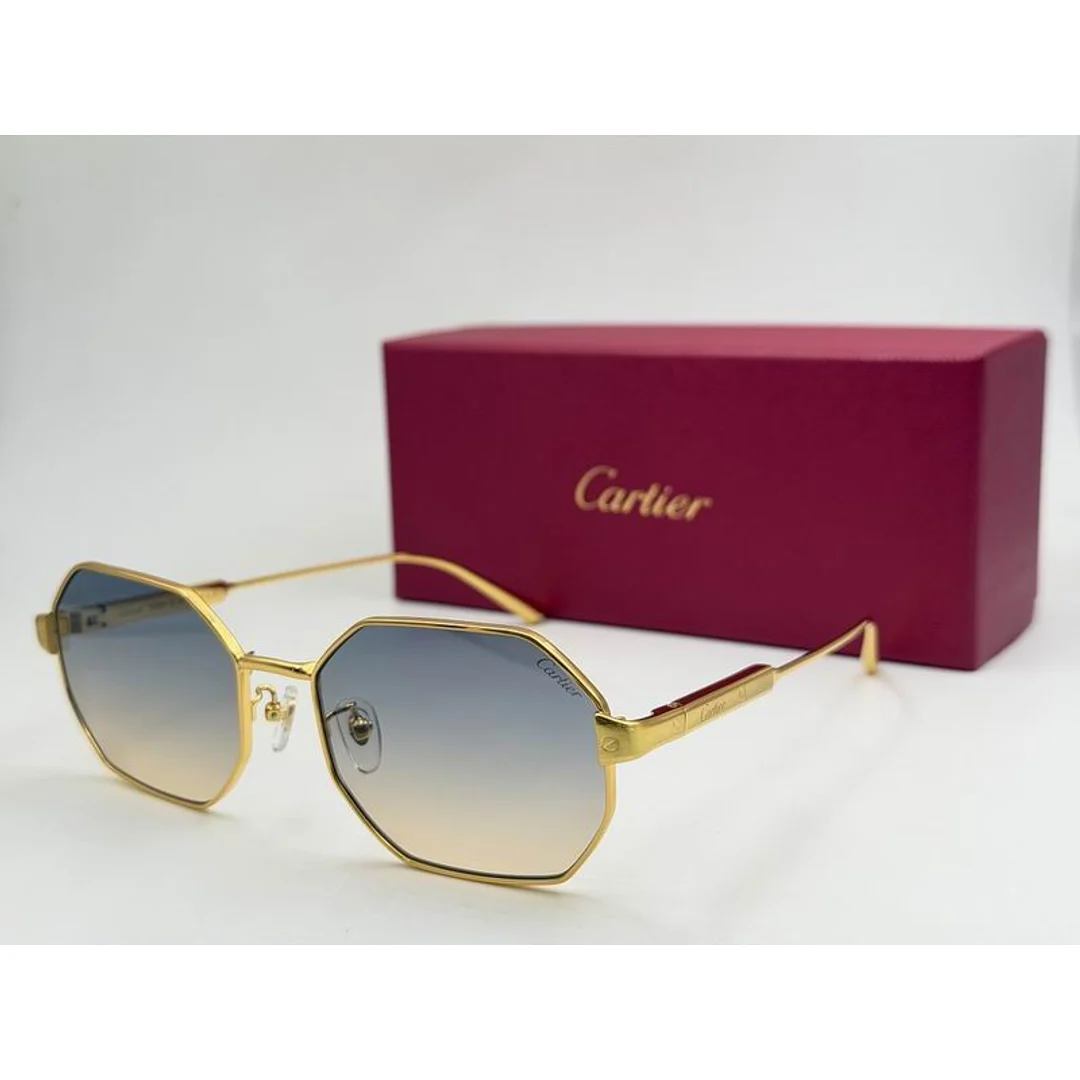 Cartier SMS476 Geometric Sunglasses, catalog view 1, SMS476