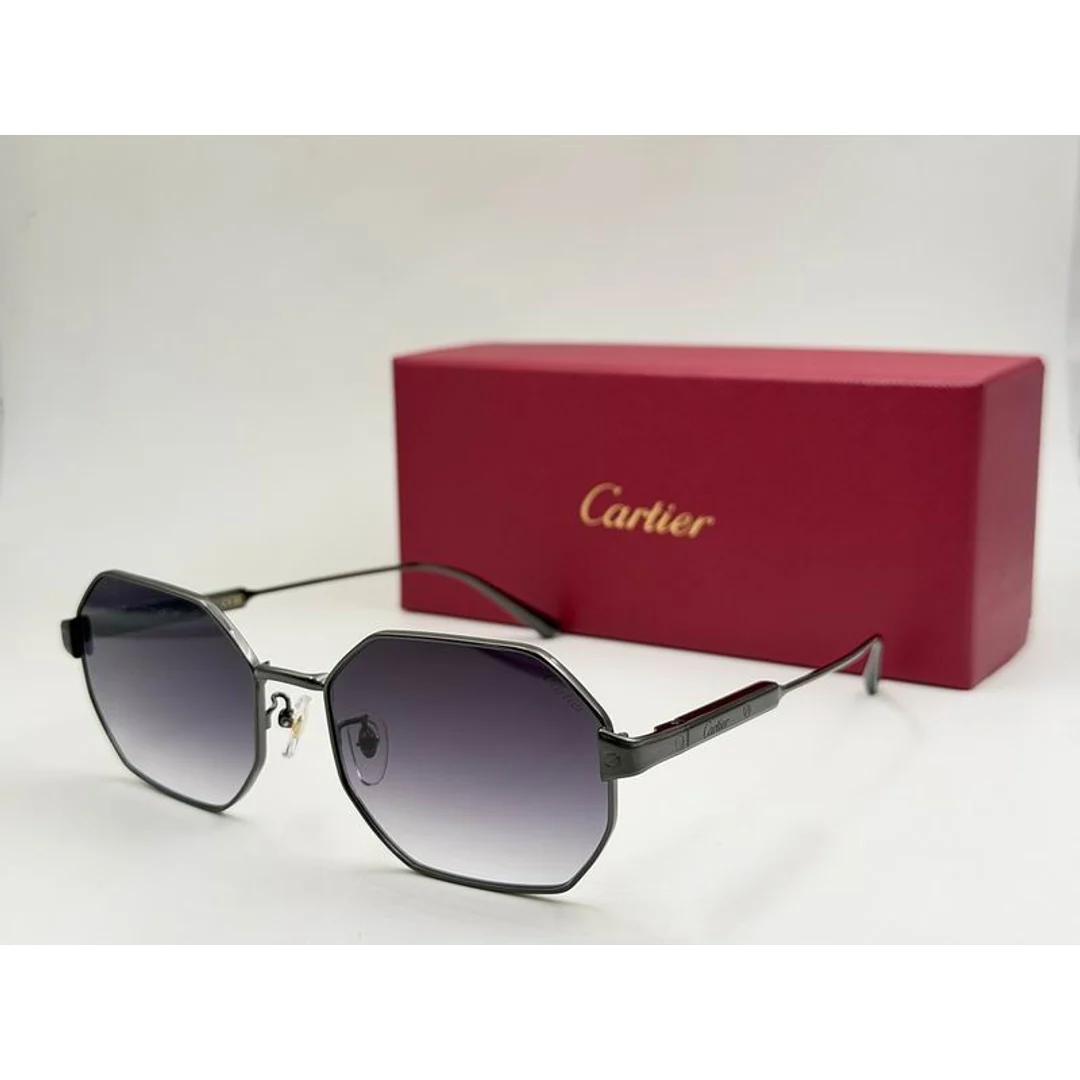 Cartier SMS476 Geometric Sunglasses, catalog view 2, SMS476