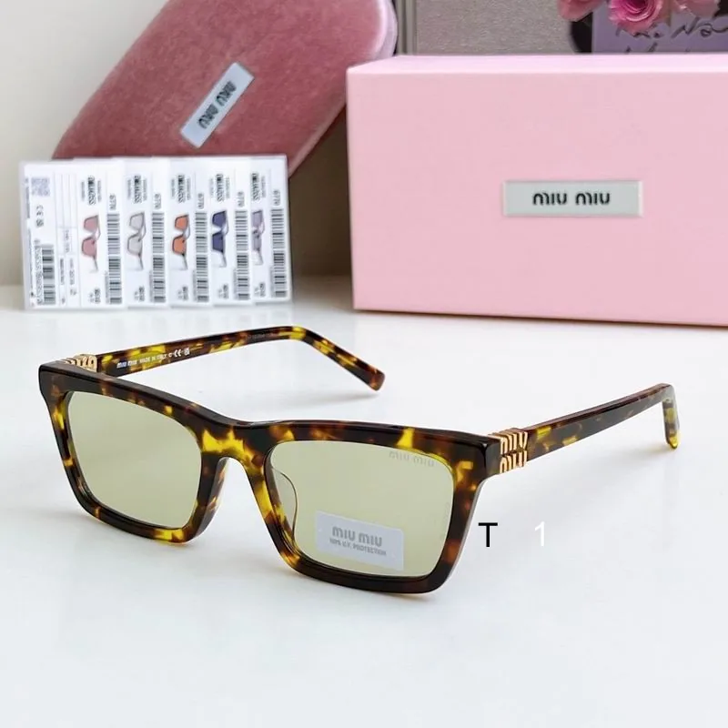 MiuMiu MUA05S Rectangular Sunglasses, source view 3, SKU MUA05S