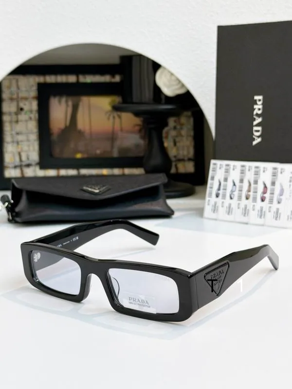 Prada D09SD Rectangular Sunglasses, source view 5, SKU D09SD