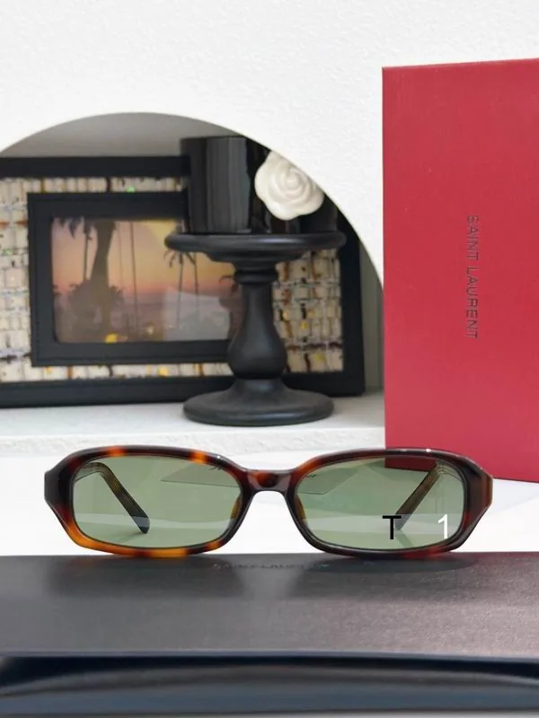 YSL SL8 Slim Oval Sunglasses, source view 4, SKU SL8