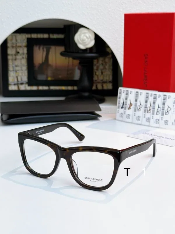 YSL SL816 Square Optical Glasses and Sunglasses, source view 2, SKU SL816
