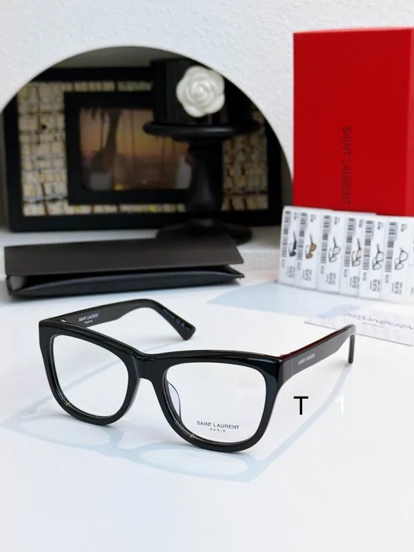 YSL SL816 Square Optical Glasses and Sunglasses, source view 4, SKU SL816