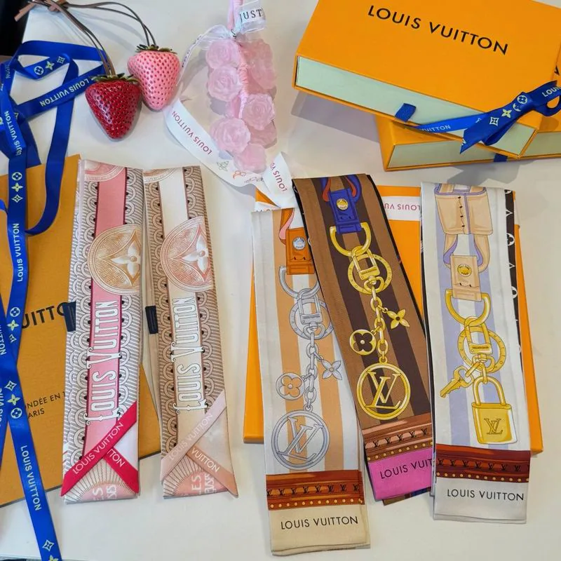 LV Silk Ribbon 120X5cm E08, source view 1, SKU 120X5cm