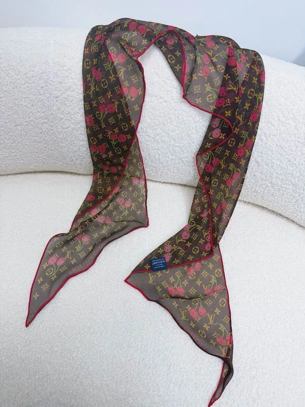 LV Silk Scarf 25X175cm E06, source view 1, SKU 25X175cm