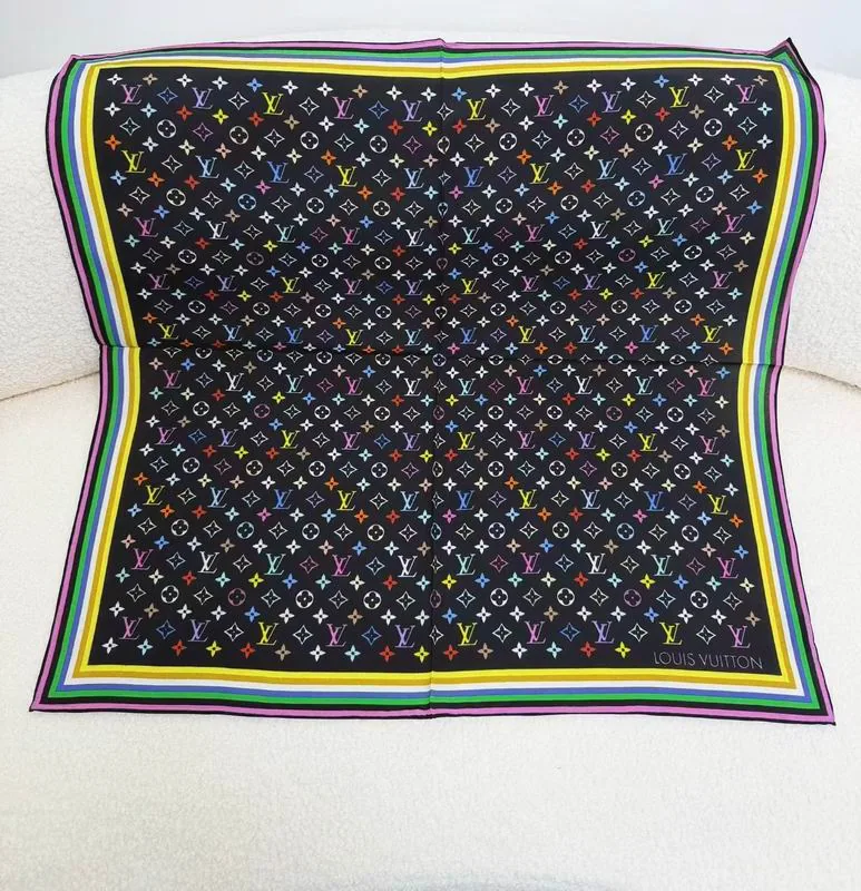 LV Silk Scarf 68X68cm E09, source view 1, SKU 68X68cm