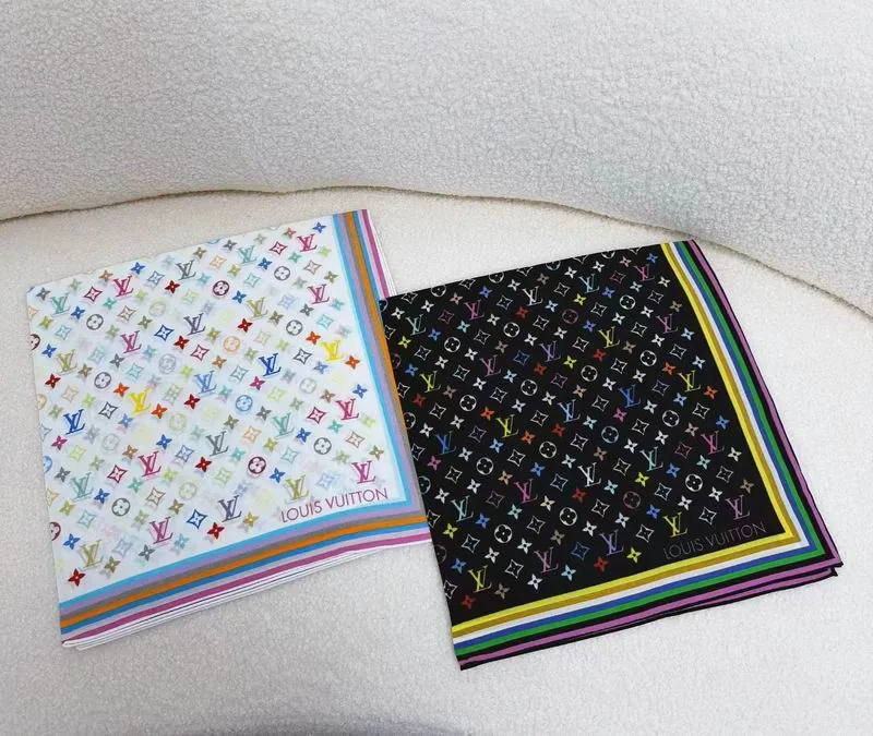 LV Silk Scarf 68X68cm E09, source view 3, SKU 68X68cm