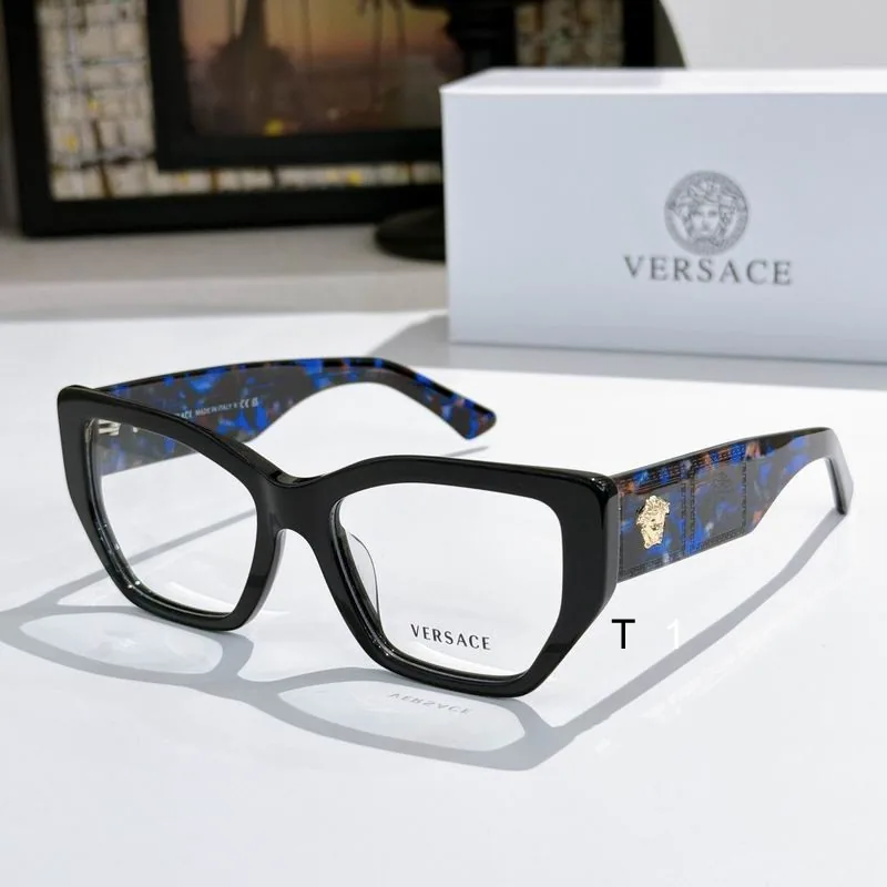 Versace VETY7187U Square Optical Glasses, source view 3, SKU VETY7187U