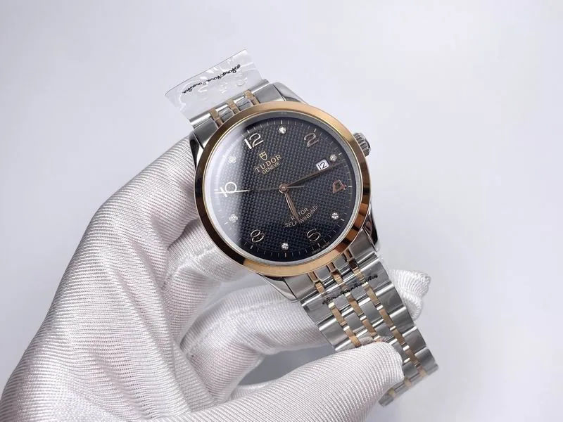 Tudor watch shown from the front for the accessories collection