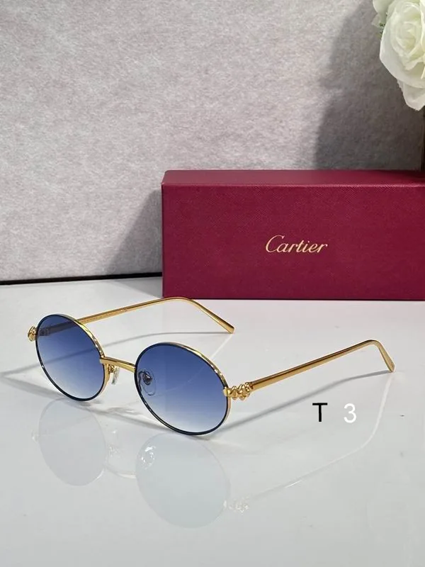 Cartier CT02291O Round-Lens Sunglasses, catalog view 1, CT02291O