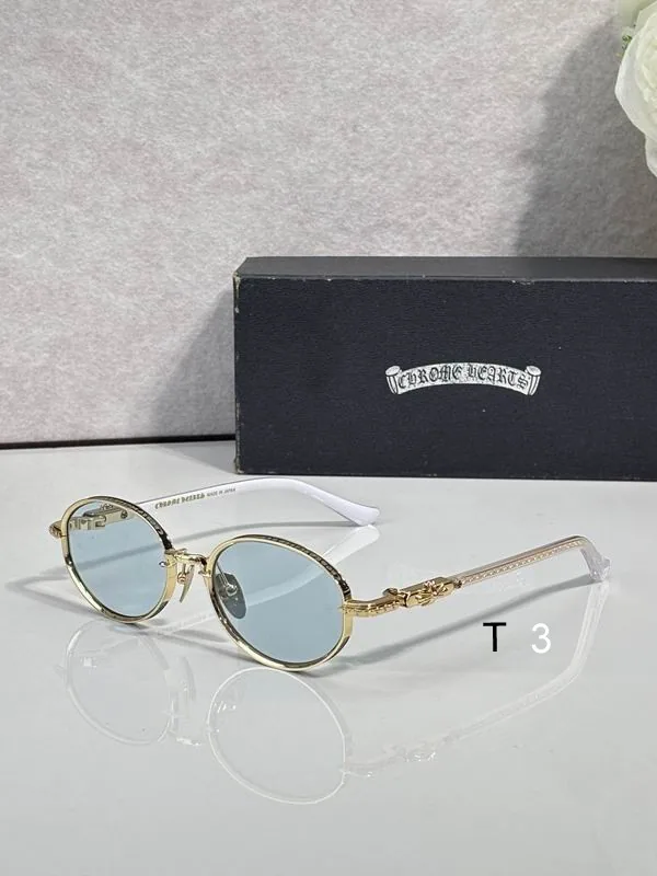 Chrome Hearts CH9209 Round Sunglasses, catalog view 3, CH9209