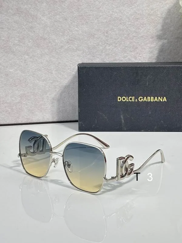 DG DG1497LB Gradient Round Sunglasses, catalog view 1, DG1497LB