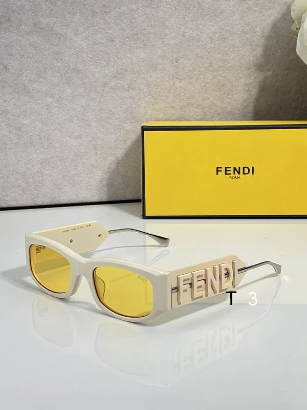 Fendi 081701 Open-Logo Sunglasses, catalog view 1, 081701