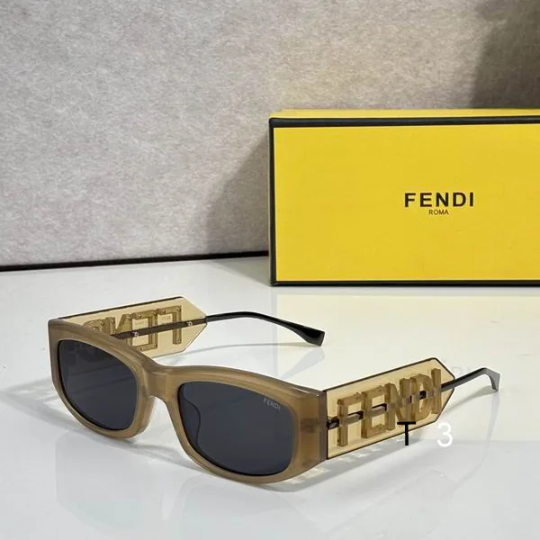 Fendi 081701 Open-Logo Sunglasses, catalog view 2, 081701