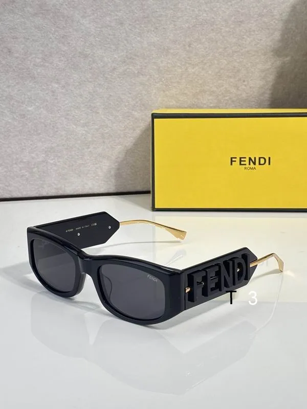 Fendi 081701 Open-Logo Sunglasses, catalog view 5, 081701