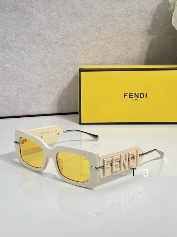 Fendi FOL085 Logo-Temple Sunglasses, catalog view 1, FOL085