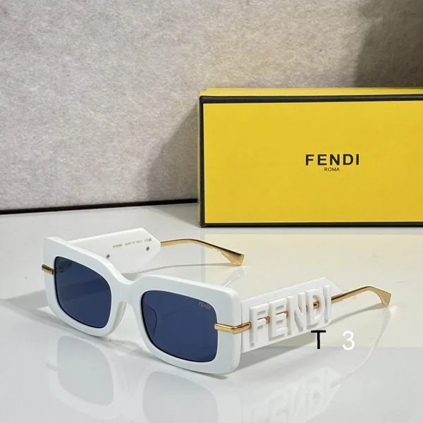 Fendi FOL085 Logo-Temple Sunglasses, catalog view 2, FOL085