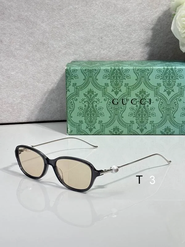 Gucci 081701 Metal-Frame Sunglasses, catalog view 4, 081701