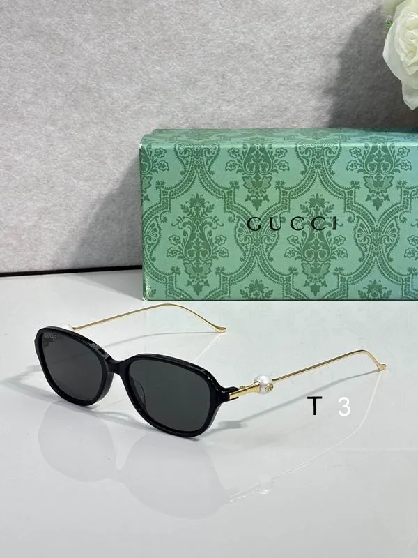 Gucci 081701 Metal-Frame Sunglasses, catalog view 5, 081701