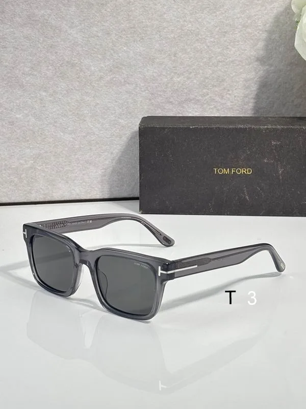 TF TF1333 Rectangular Mixed-Lens Sunglasses, catalog view 3, TF1333