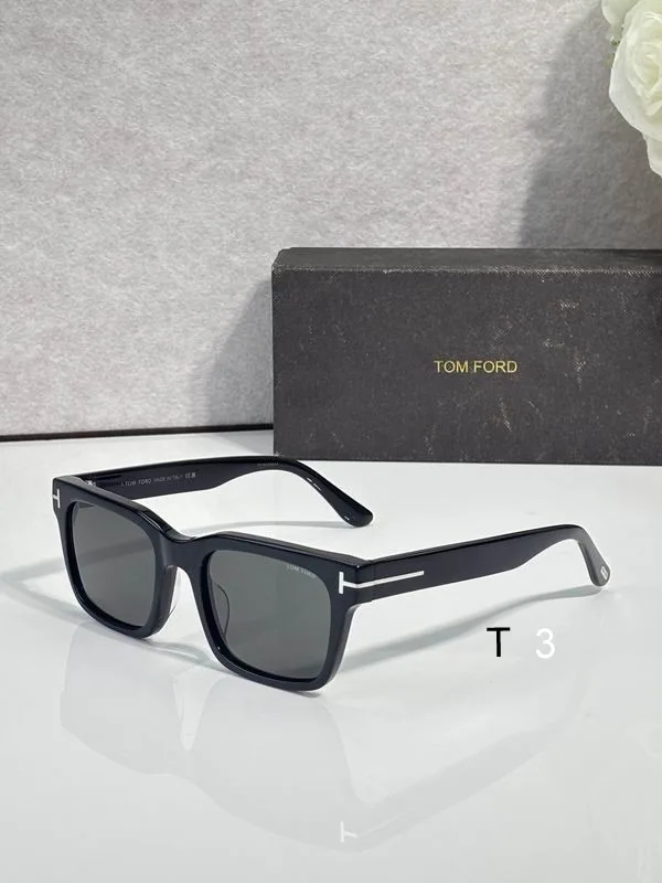 TF TF1333 Rectangular Mixed-Lens Sunglasses, catalog view 4, TF1333