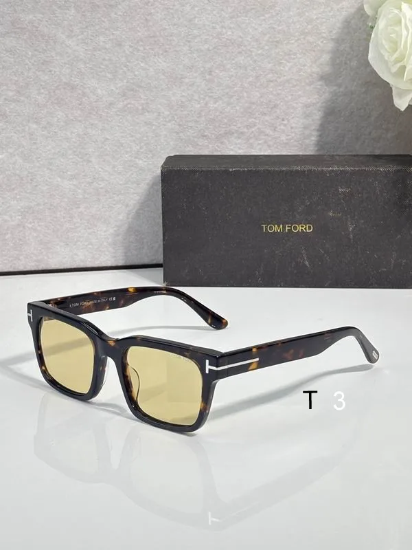 TF TF1333 Rectangular Mixed-Lens Sunglasses, catalog view 5, TF1333
