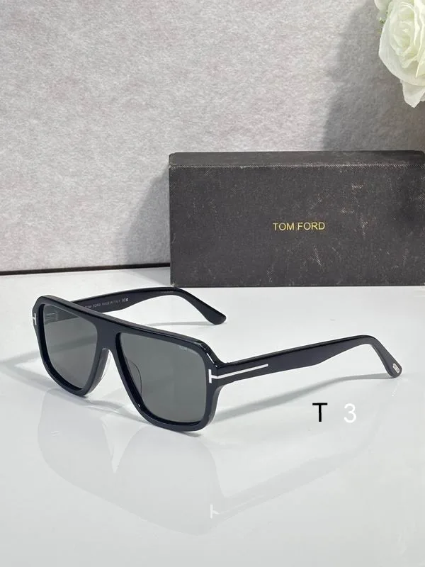 TF TF1335 Angular Yellow-Lens Sunglasses, catalog view 4, TF1335