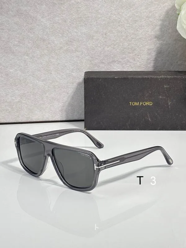 TF TF1335 Angular Yellow-Lens Sunglasses, catalog view 6, TF1335