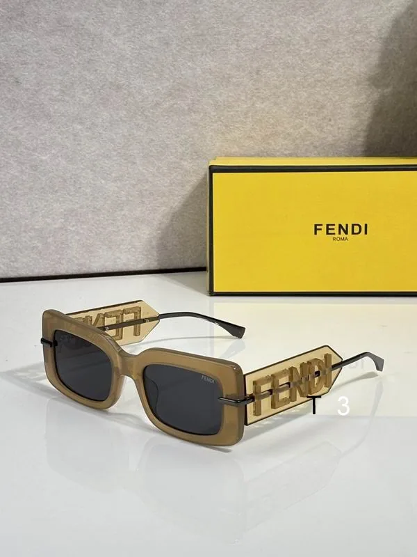 Fendi FOL085 Rectangular Sunglasses, catalog view 3, FOL085
