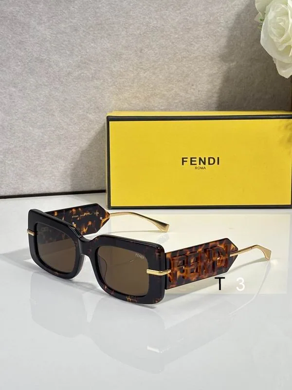 Fendi FOL085 Rectangular Sunglasses, catalog view 5, FOL085