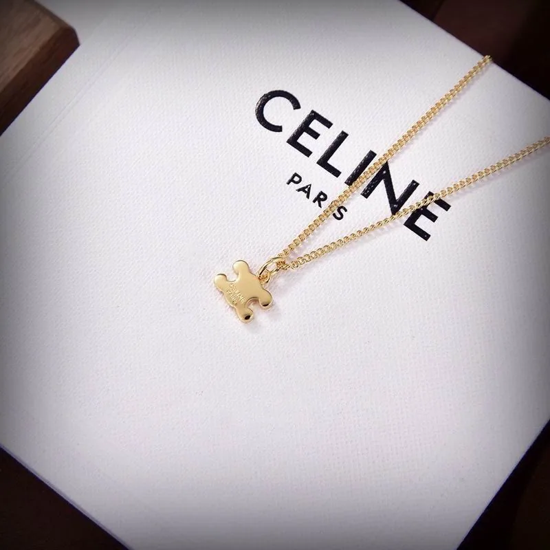 Celine 08YXS02 Gold-Tone Necklace, catalog view 3, 08YXS02-5