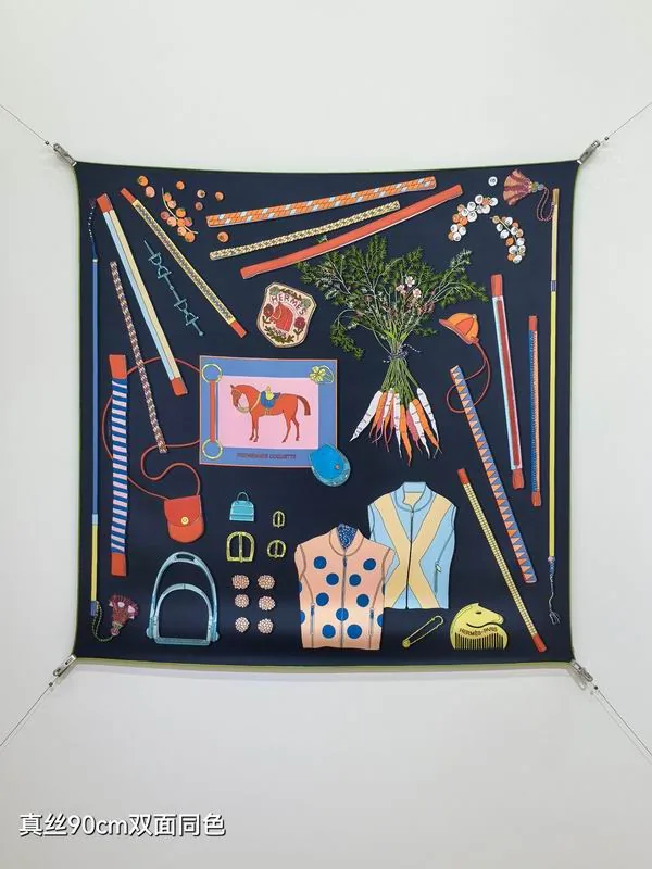 Hermes Silk Scarf 90X90cm E19, source view 1, SKU 90X90cm