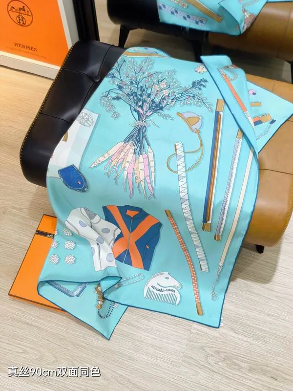 Hermes Silk Scarf 90X90cm E19, source view 4, SKU 90X90cm