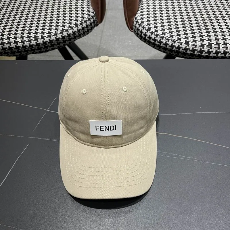 Fendi 083002 Logo-Patch Baseball Cap, catalog view 2, 083002