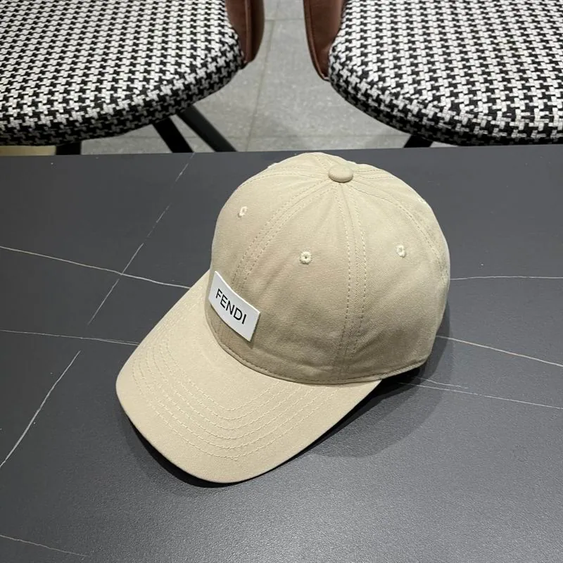 Fendi 083002 Logo-Patch Baseball Cap, catalog view 3, 083002