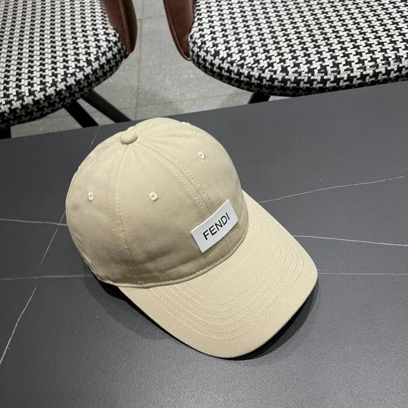 Fendi 083002 Logo-Patch Baseball Cap, catalog view 4, 083002