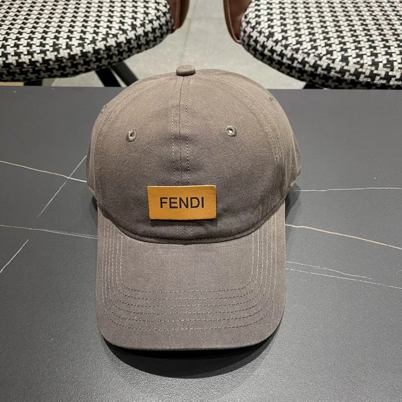 Fendi 083002 Logo-Patch Baseball Cap, catalog view 5, 083002