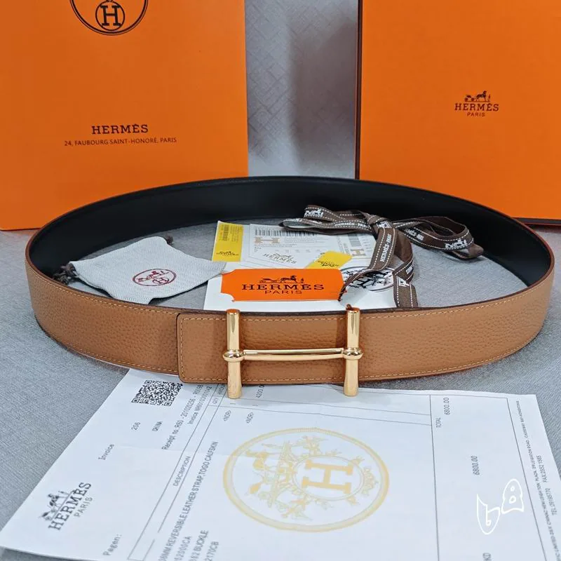Hermes LB32 38mm Reversible-Look Belt, catalog view 5, LB32
