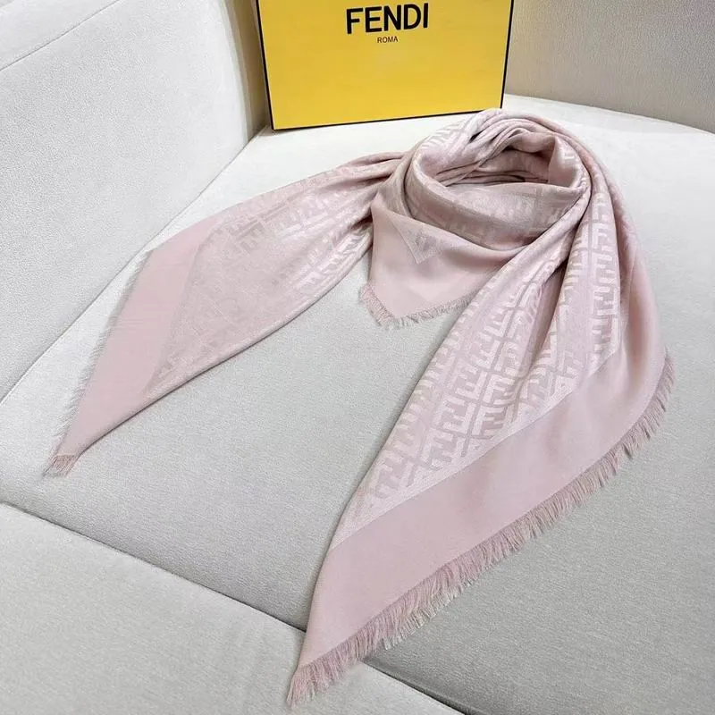 Fendi HM Monogram-Look Scarf, catalog view 3, HM-68