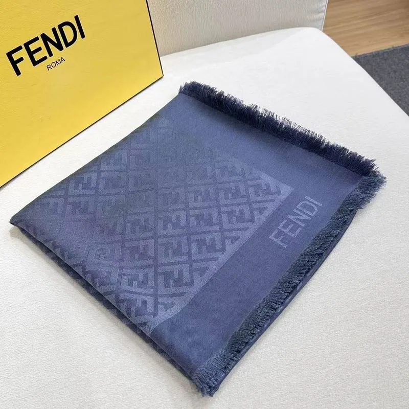 Fendi HM Monogram-Look Scarf, catalog view 5, HM-68