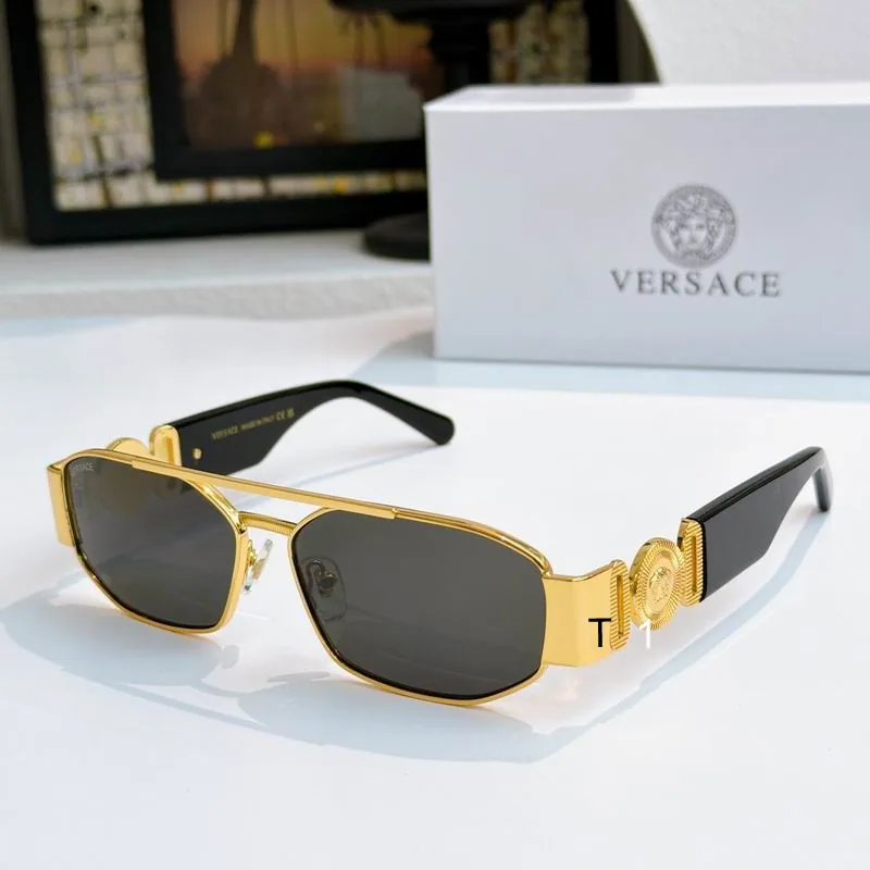 Versace OVE2287 Emblem Rectangular Sunglasses, source view 5, SKU OVE2287
