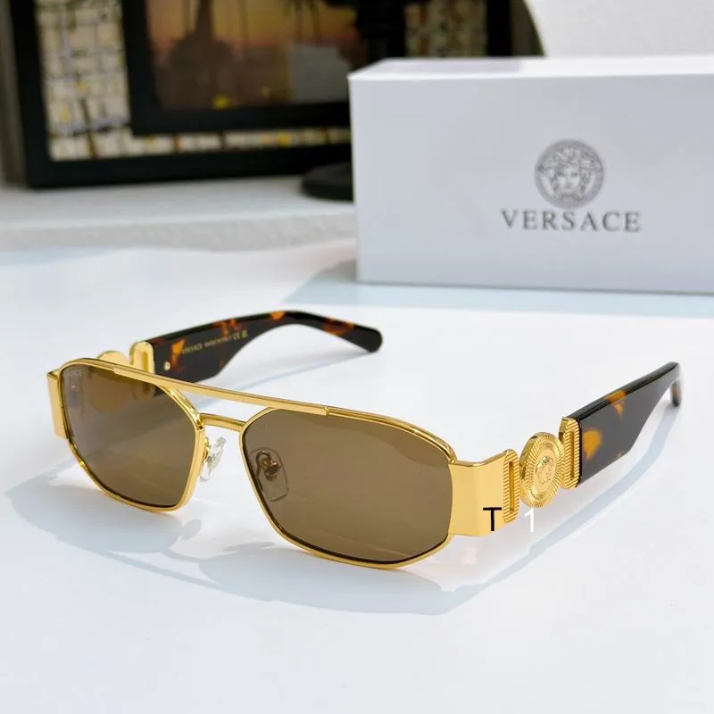 Versace OVE2287 Emblem Rectangular Sunglasses, source view 6, SKU OVE2287