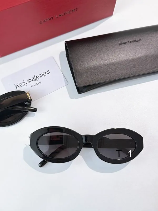 YSL M136 Oval Sunglasses, source view 3, SKU M136