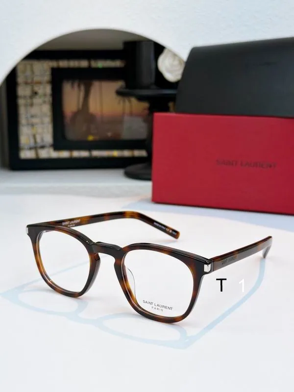 YSL SL28 Square Optical Glasses and Sunglasses, source view 3, SKU SL28